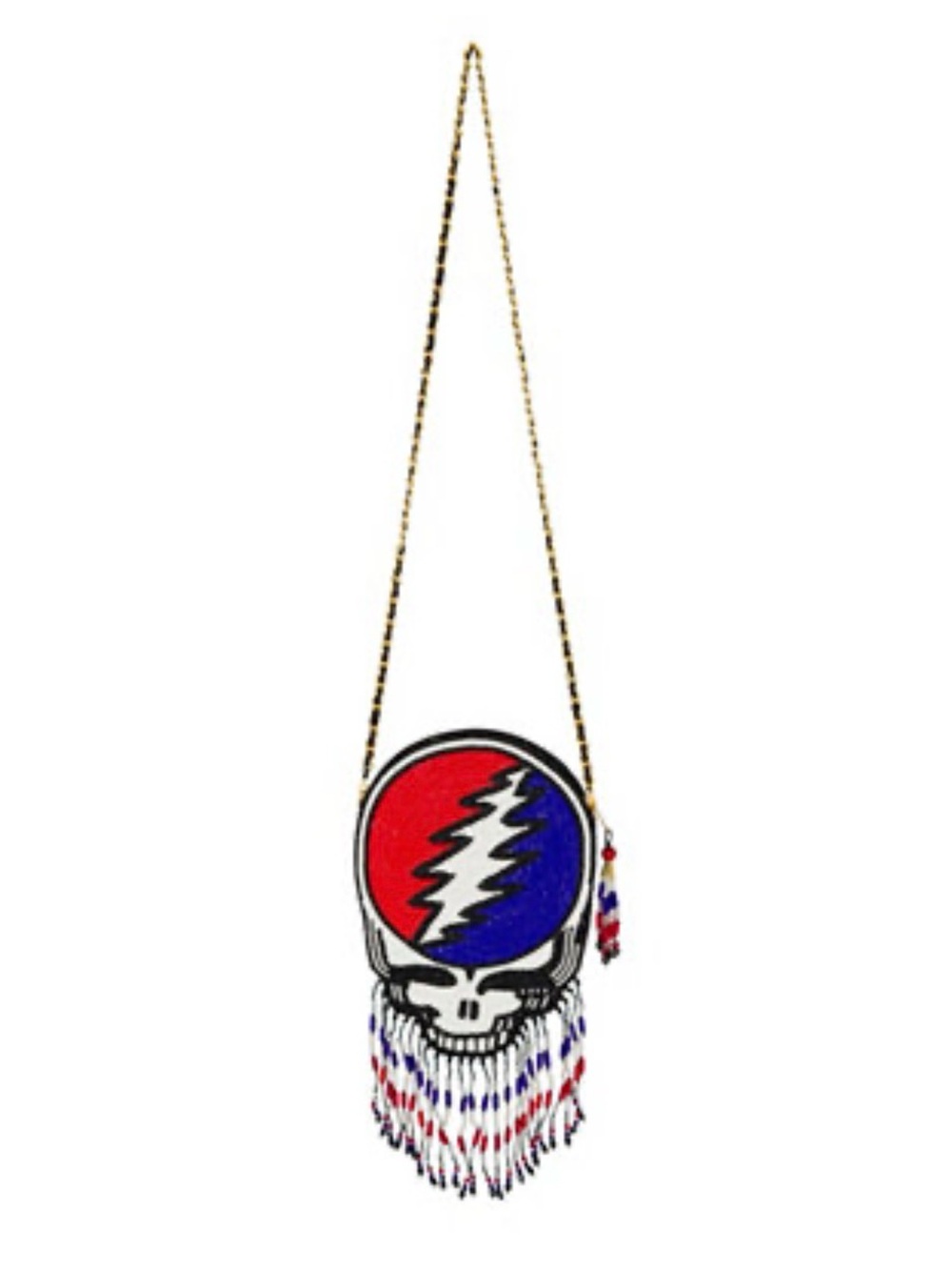 Meghan Fabulous Grateful Dead Stealie Beaded Purse RARE